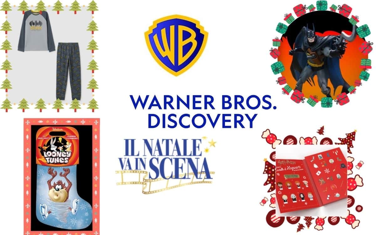 Warner Bros. Discovery porta la magia del Natale con prodotti e sorprese a tema cinema e serie cult