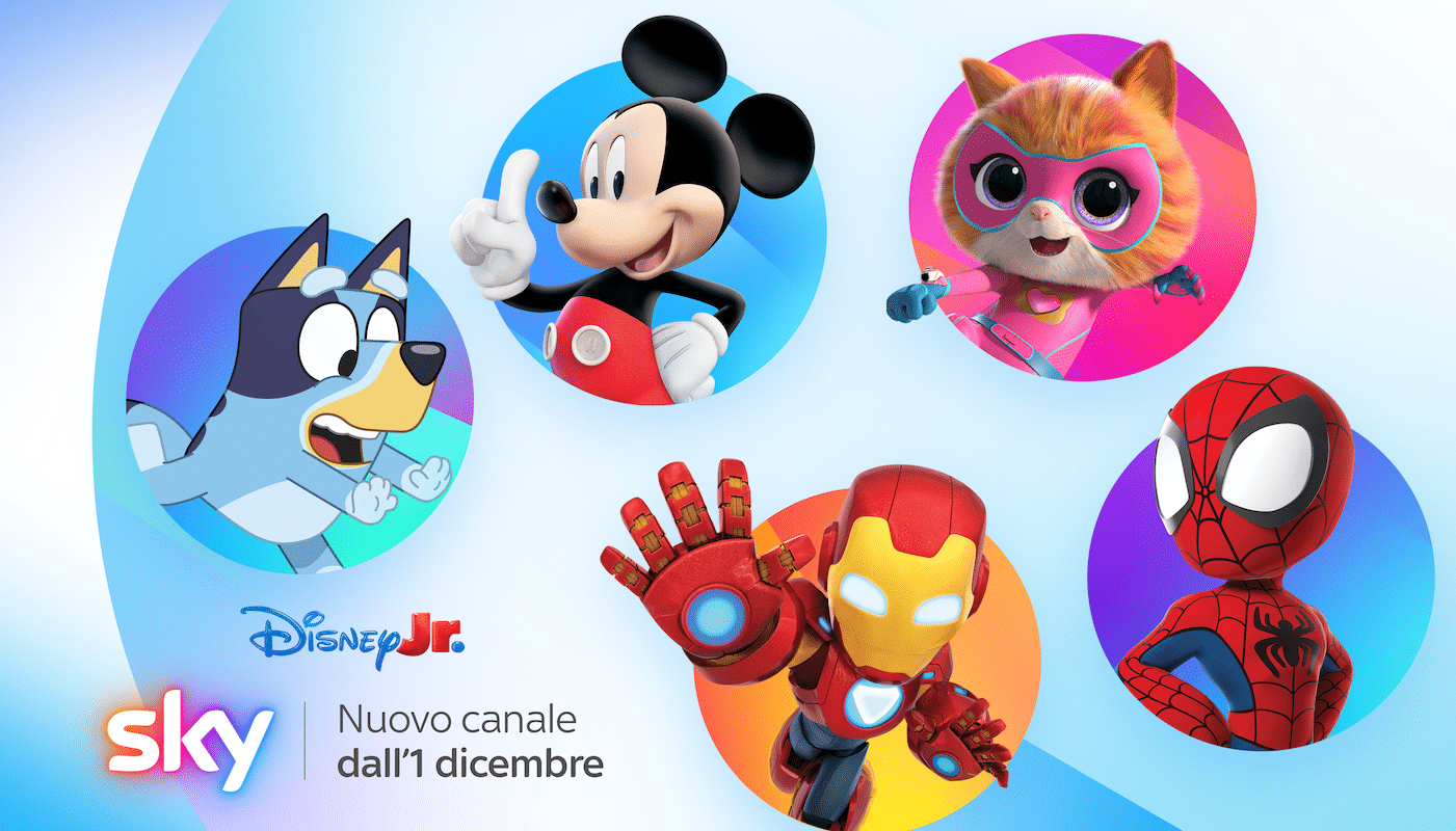 Disney Jr Dal 1° Dicembre su Sky