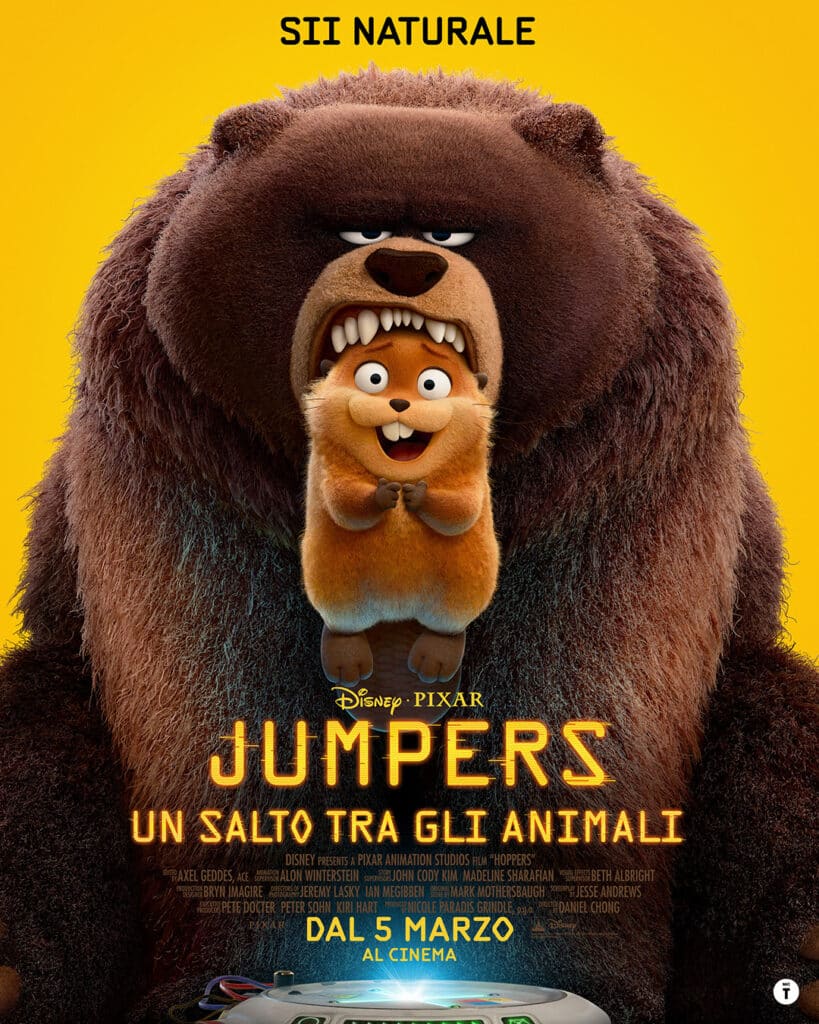 Jumpers - Un Salto tra gli Animali: Trailer e poster del nuovo film Disney Pixar