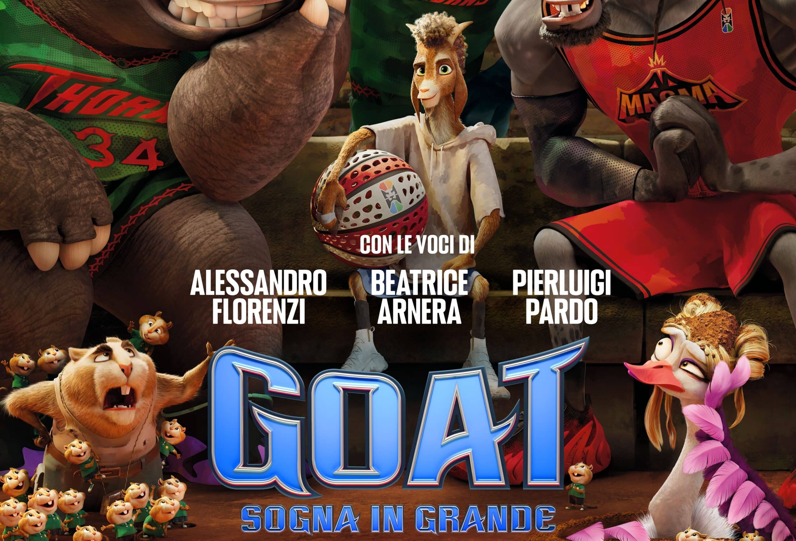 GOAT: Sogna in grande, annunciato il cast vocale italiano del film d'animazione che uscirà al cinema il 12 febbraio