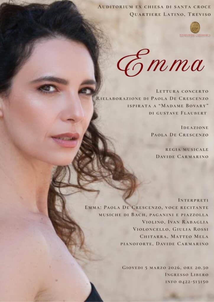 Paola De Crescenzo debutta a Treviso con “Emma”