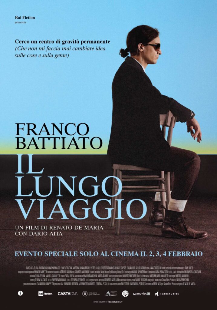 Franco Battiato. Il lungo viaggio al cinema come evento speciale solo il 2, 3 e 4 Febbraio