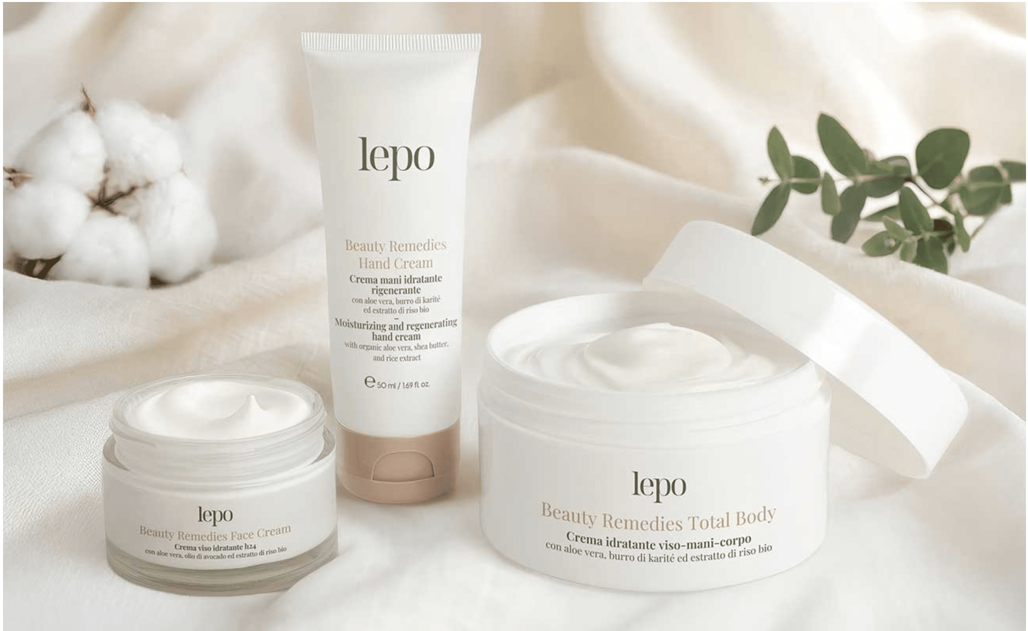 LEPO presenta Beauty Remedies, la nuova beauty routine idratante naturale