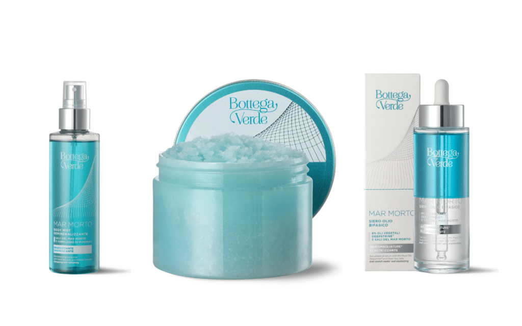 Bottega Verde presenta sette nuove referenze che arricchiscono la linea Mar Morto