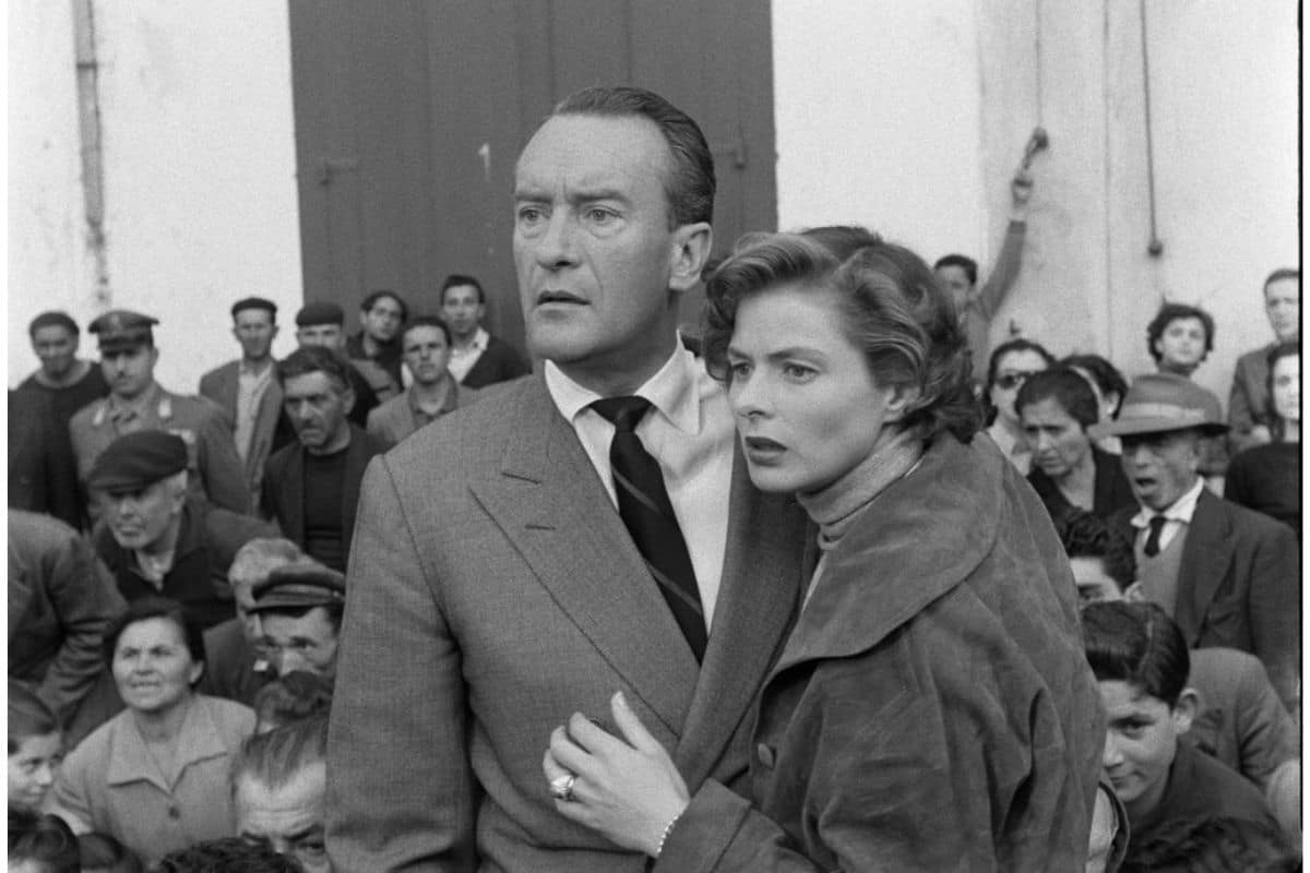 Ingrid Bergman e George Sanders in Viaggio in Italia © Archivio Luce Cinecittà
