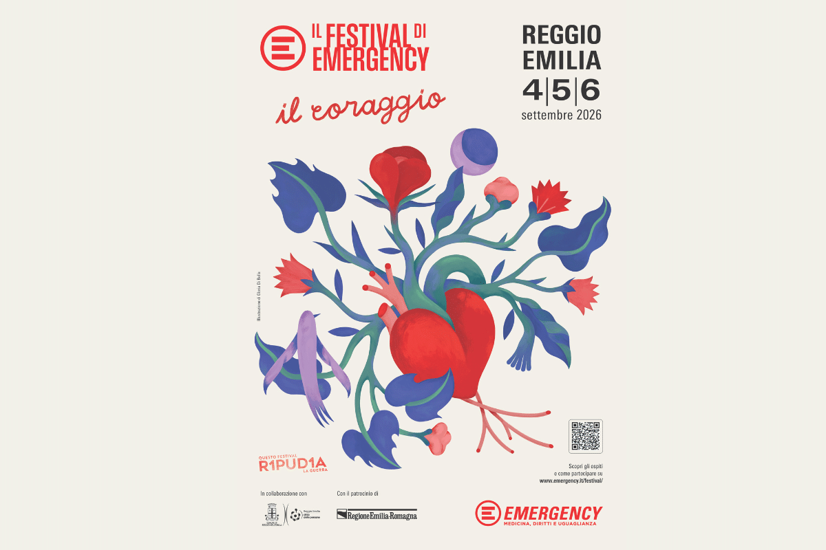 Festival di Emergency 2026, a Reggio Emilia tre giorni di incontri, spettacoli e cinema