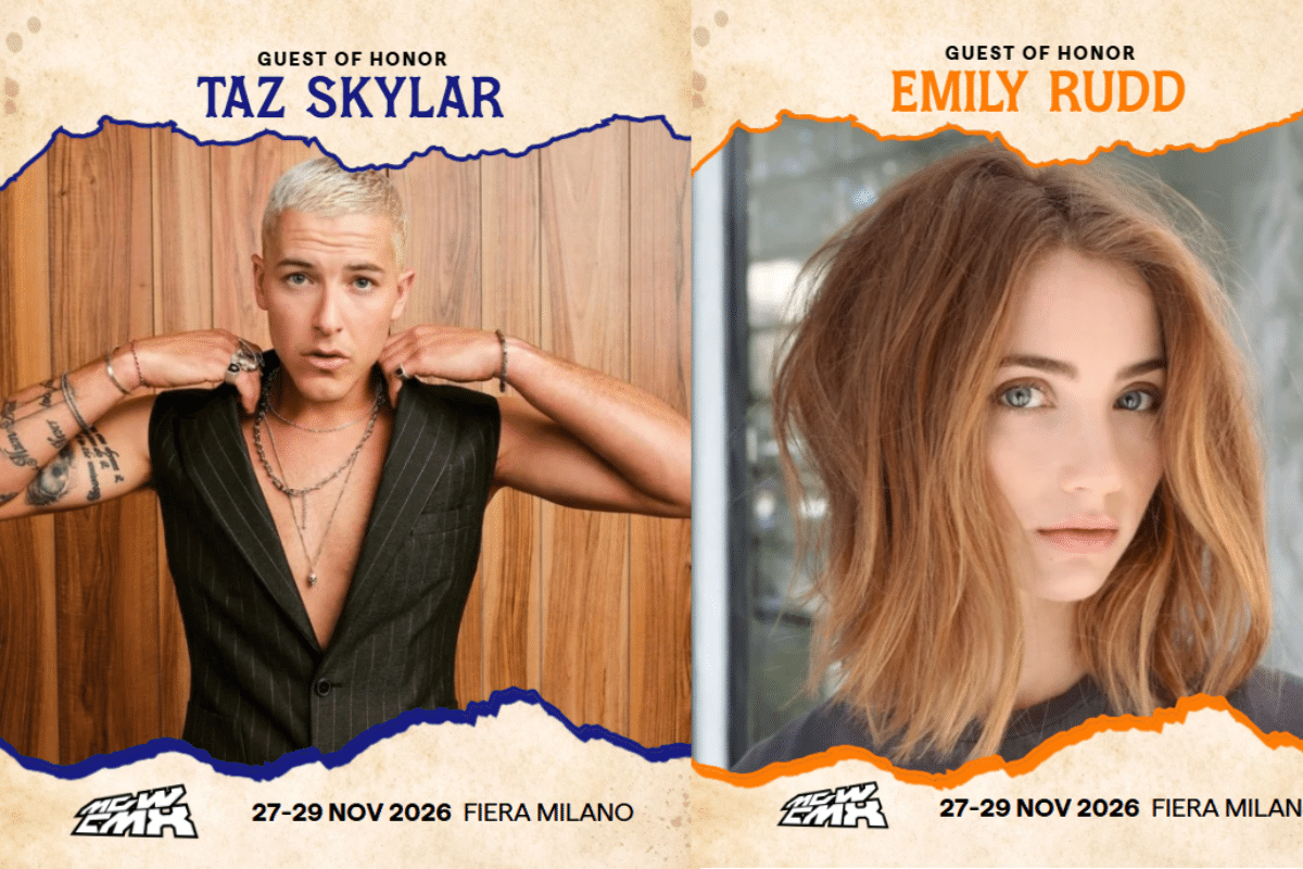 Emily Rudd e Taz Skylar di One Piece ospiti a Milan Games Week & Cartoomics 2026